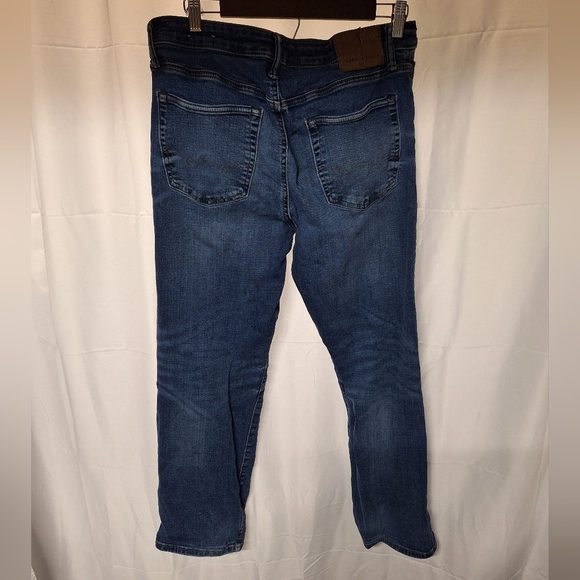 American Eagle Outfitters Dark Blue Straight Jeans - Picture 3 of 8